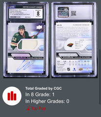 ‼️2022-23 UD Premier Connor Dewar: Acetate Rookie Patch Auto POP 1~SHOOT OFFER💨