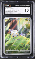 🔥Togedemaru 104 Phantasmal Flames Holo GRADE 10~ SAME DAY SHIP SHOOT OFFER!💨