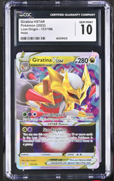 ‼️Giratina VSTAR 131/196: Lost Origin Holo GRADE 10! SHIP SAME DAY~SHOOT OFFER💨