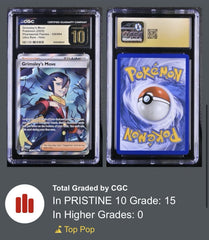 ‼️Grimsley's Move #120 Phantasmal Flames GRADE 10 PRISTINE GOLD LABEL TOP POP!💨