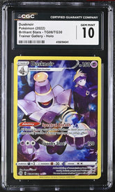 ‼️Dusknoir TG06/TG30 Swsh09: Brilliant Stars Trainer Gallery Holo GRADE 10!💨