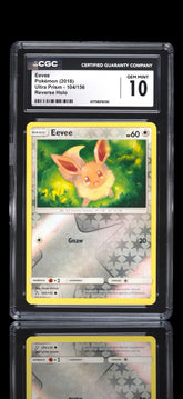 🔥 Eevee Pokémon 2018 Ultra Prism 104 Reverse Holo~GRADE 10 POP 2~SHOOT OFFER💨