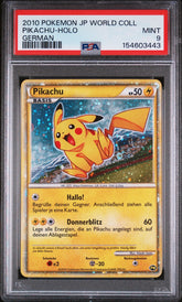 💛 Pikachu German Pikachu World Collection Holo PSA GRADE 9! FRESHLY GRADED!💨