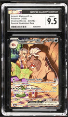 ‼️Arven's Mabosstiff ex 235/182: Destined Rivals Holo GRADE 9.5! SHOOT OFFER!💨