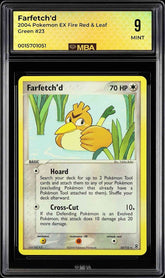 ⚠️Farfetch'd 2004 Pokemon EX Fire Red & Leaf Green #23~MBA GRADE 9~SHOOT OFFER💨