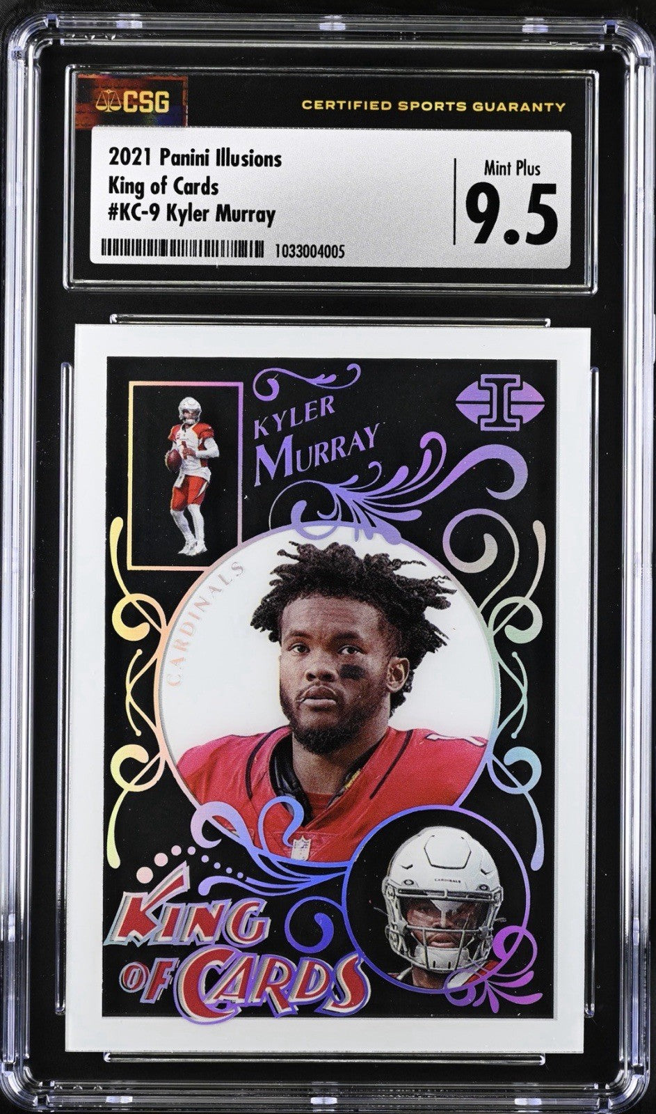 ‼️2021 Panini Illusions King of Cards Kyler Murray #KC-9 GRADE 9.5! SHOOT OFFER
