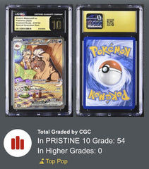 ‼️ Arven's Mabosstiff ex Pokémon #235~GRADE 10 PRISTINE GOLD LABEL TOP POP!💨