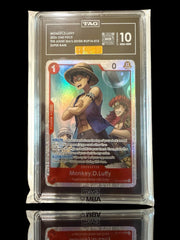 💎 Monkey.D.Luffy OP14-013 The Azure Sea's Seven TAG 10 MBA GOLD DIAMOND!💨