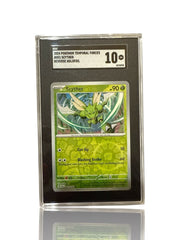 ‼️Pokemon Scyther 001/162: Temporal Forces Reverse Holo GRADE 10~ SHOOT OFFER!💨