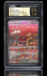 💎Pokemon Mew ex 053 Scarlet & Violet Promo GRADE 10 PRISTINE GOLD LABEL!💨