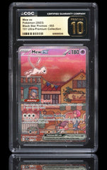 💎Pokemon Mew ex 053 Scarlet & Violet Promo GRADE 10 PRISTINE GOLD LABEL!💨