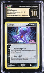 💎 Sableye #31 Holon Phantoms Reverse Holo GRADE 10 PRISTINE GOLD LABEL POP 2💨