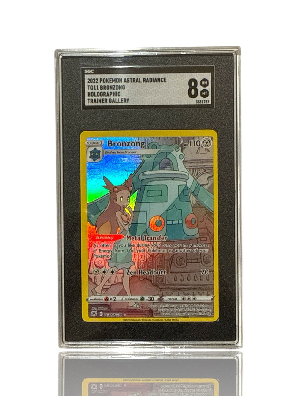 Bronzong TG11/TG30: Astral Radiance Trainer Gallery Holo GRADE 8! SUPER CHEAP💨
