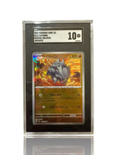 ‼️Pokemon Rhyhorn PokeBall 111/165: Pokemon Card 151 Holo Japanese GRADE 10!💨
