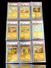 ⚡️Pikachu World Collection Holo SEQUENTIAL SET ALL PSA 10 ONE PSA 9~W/ INSERT💨