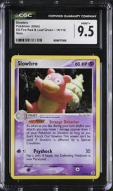 ‼️ Slowbro 14/112 Pokemon FireRed & LeafGreen Holo~GRADE 9.5~LOW POP SHOOT OFFER