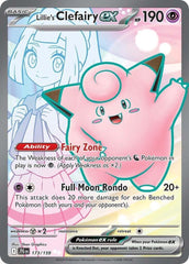 ‼️Pokemon Lillie's Clefairy ex 173/159: Journey Together Holo GRADE 10~FAST SHIP
