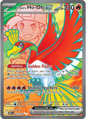 ‼️Ethan's Ho-Oh ex 209/182~ Destined Rivals Holo GRADE 10 PRISTINE GOLD LABEL💨