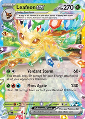 ‼️Leafeon ex 006/131: Prismatic Evolutions Holo GRADE 10~FAST SHIP SHOOT OFFER💨
