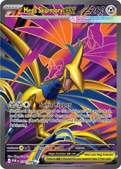 💎 Mega Skarmory ex 106 Pokemon Perfect Order Holo TAG GRADE 10 TOP RANKED!💨