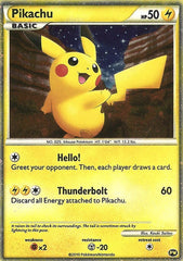 💎 Pikachu English World Collection Holo PSA 10 MBA PRISTINE GOLD DIAMOND!💨