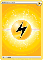 ‼️Pokemon Lightning Energy (Texture Full Art) 155/159 Crown Zenith Holo GRADE 10