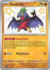 ‼️Pokemon Hawlucha 175/091: Paldean Fates Holo GRADE 10~FAST SHIP~SHOOT OFFER💨