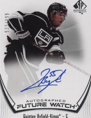 ‼️2021-22 SP Authentic AUTO Future Watch Quinton Byfield #150 GRADE 10~AUTO 10💨
