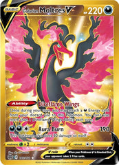 ‼️Galarian Moltres V Pokémon (2022) Brilliant Stars - Secret Rare GRADE 10💨