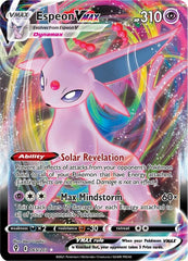 ‼️Espeon VMAX 065/203 SWSH07: Evolving Skies Holo~GRADE 9! SHIPS SAME DAY!💨