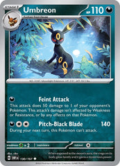 ‼️Pokemon Umbreon 130/197: Obsidian Flames Reverse Holo FAST SHIP~SHOOT OFFER💨