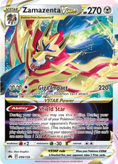 ‼️Pokemon Zamazenta VSTAR 099 Crown Zenith Holo GRADE 10~FAST SHIP~SHOOT OFFER💨