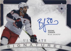 ‼️2021-22 UD Ultimate Collection Signatures Boone Jenner~GRADE 8.5~AUTO 10~POP 1