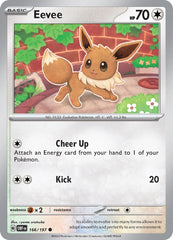 ‼️Pokemon Eevee 166/197: Obsidian Flames Reverse Holo GRADE 10! SHOOT OFFER!💨