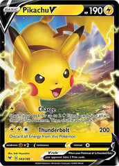 Pikachu V 043/185 Swsh04: Vivid Voltage Holo