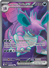 ‼️Team Rocket's Nidoking ex 216/182 Destined Rivals Holo GRADE 10 PRISTINE!💨