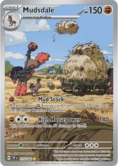 ‼️2024 POKEMON TEMPORAL FORCES #175 MUDSDALE ILLUSTRATION RARE GRADE 10!💨