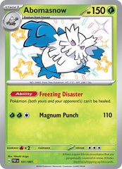 ‼️Abomasnow 101/091 SV: Paldean Fates Holo BABY SHINY GRADE 9! SHOOT OFFER!💨