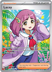 ‼️Pokemon Lacey 166/142: Stellar Crown Holo GRADE 10~ERROR! SHOOT OFFER!💨