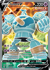 ‼️Golurk V (Full Art) 181/203: Evolving Skies Holo GRADE 9~FAST SHIPPING!💨