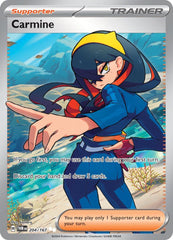 ‼️Carmine 204/167: Twilight Masquerade Holo GRADE 10! FAST SHIP!💨