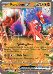 ‼️Pokemon Koraidon ex 124: Obsidian Flames Holo GRADE 10~FAST SHIP~SHOOT OFFER💨