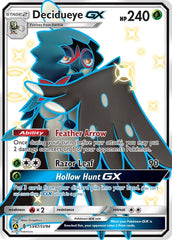 ‼️Decidueye GX SV47 Hidden Fates Shiny Vault GRADE 10 PRISTINE GOLD LABEL!💨
