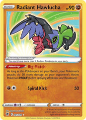 ‼️Pokemon Radiant Hawlucha 081/189: Astral Radiance Holo GRADE 10~SHOOT OFFER!💨