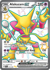 ‼️Alakazam ex 215/091: Paldean Fates Holo GRADE 10! FAST SHIP~SHOOT OFFER!💨