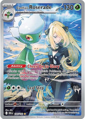 ‼️Cynthia's Roserade 184/182 Sv10: Destined Rivals Holo GRADE 9.5! SHIPS FAST💨