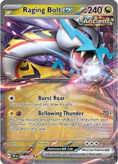 ‼️Pokemon Raging Bolt ex 123/162: Temporal Forces Holo GRADE 10~SHOOT OFFER!💨