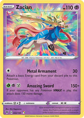 ‼️Zacian 082/185: Vivid Voltage AMAZING RARE GRADE 10! FAST SHIP~SHOOT OFFER💨