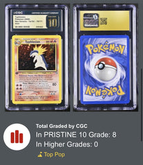 ‼️Pokemon Typhlosion #18 Neo Genesis 1ST EDITION GRADE 10 PRISTINE GOLD LABEL!💎