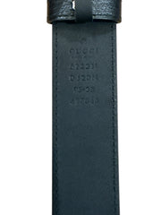 ‼️NEW GUCCI MENS BLACK LOGO BOX BUCKLE DRESS BELT! SIZE 95X39~ SHIP SAME DAY💨